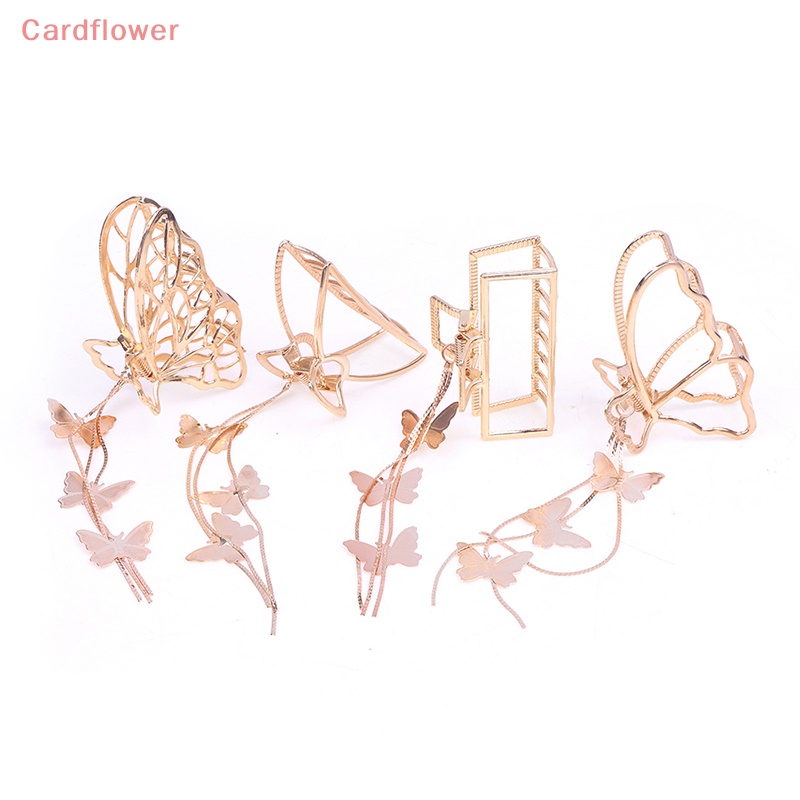 Kẹp Tóc Hình Bướm Lớn Đính Ngọc Trai Phong Cách Vintage Thanh Lịch