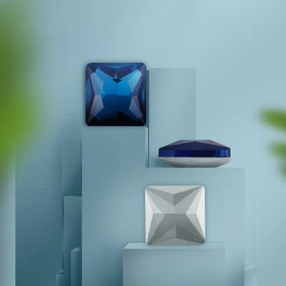 Đá Pha Lê Hình Vuông Cao Cấp 12mm 14mm Dùng Làm Trang Sức DIY