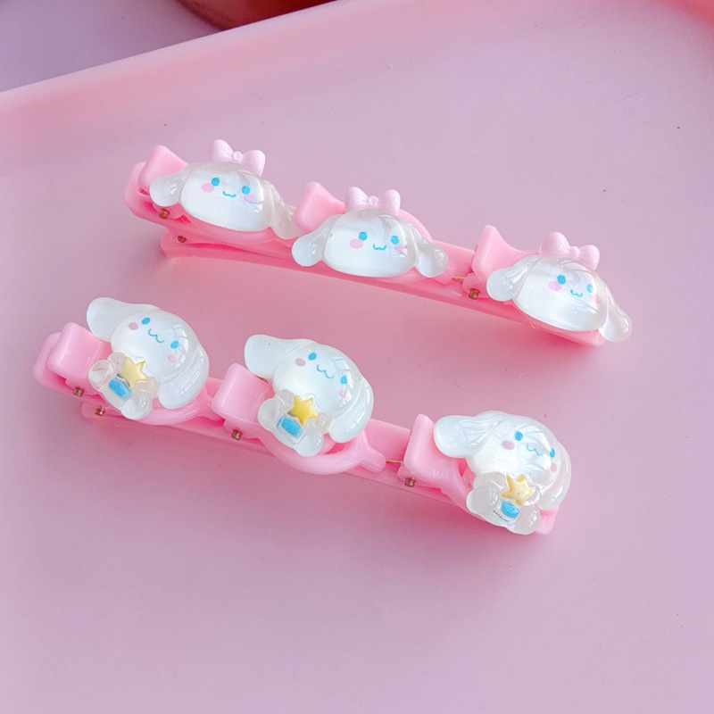 SANRIO Kẹp Tóc Hoạt Hình Kuromi Pochacco Cinnamon Dễ Thương Thời Trang Cho Bé Gái