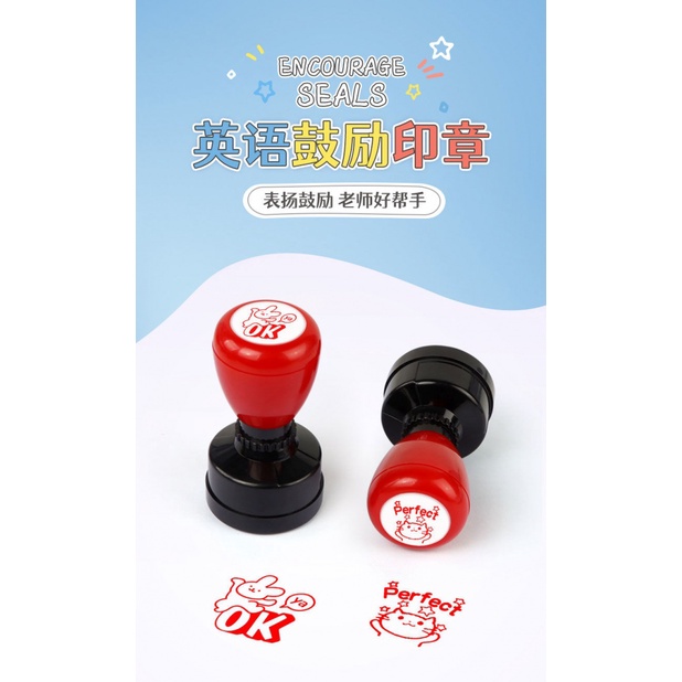 Con Dấu In Chữ Tiếng Anh 30mm Dùng Làm Quà Tặng Cho Giáo Viên