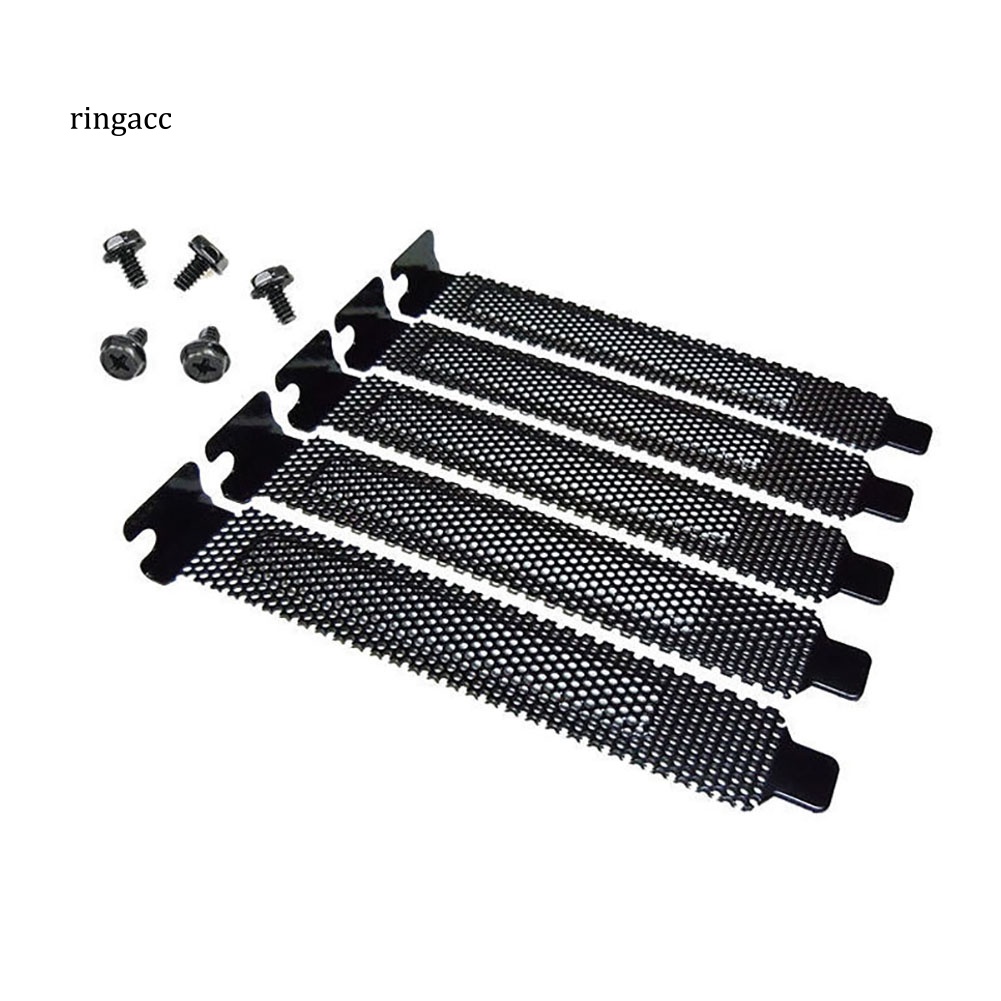 Bộ 5 Tấm Lọc Bụi Tản Nhiệt Bằng Kim Loại Cho Máy Tính PCI