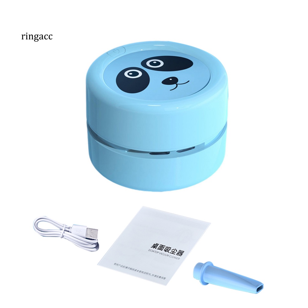 Máy Hút Bụi Để Bàn RGA Họa Tiết Hoạt Hình Có Vòi Hút Mạnh Mẽ Loại Bỏ Tro Sạc USB Cho Trường Học