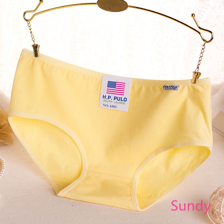 Quần Lót Cotton Màu Trơn Đơn Giản Thời Trang Cho Nữ