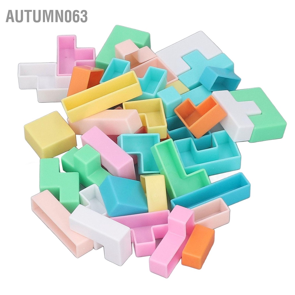 Autumn063 Nga Khối Não Teaser Đồ Chơi Giáo Dục Giảm Stress Tangram Ghép Hình Cho Bé Trai Gái