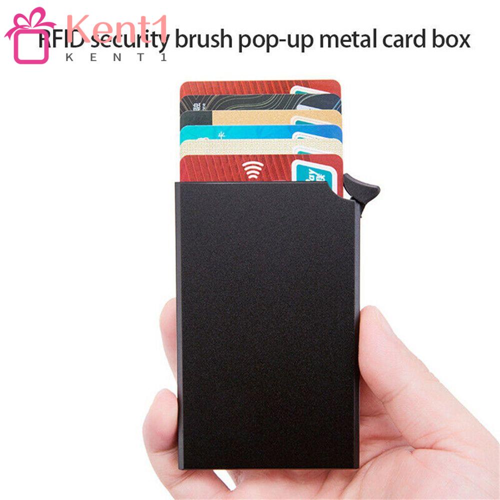 Ví Đựng Thẻ Tự Động KENT1 RFID Phong Cách Doanh Nhân Cho Nam