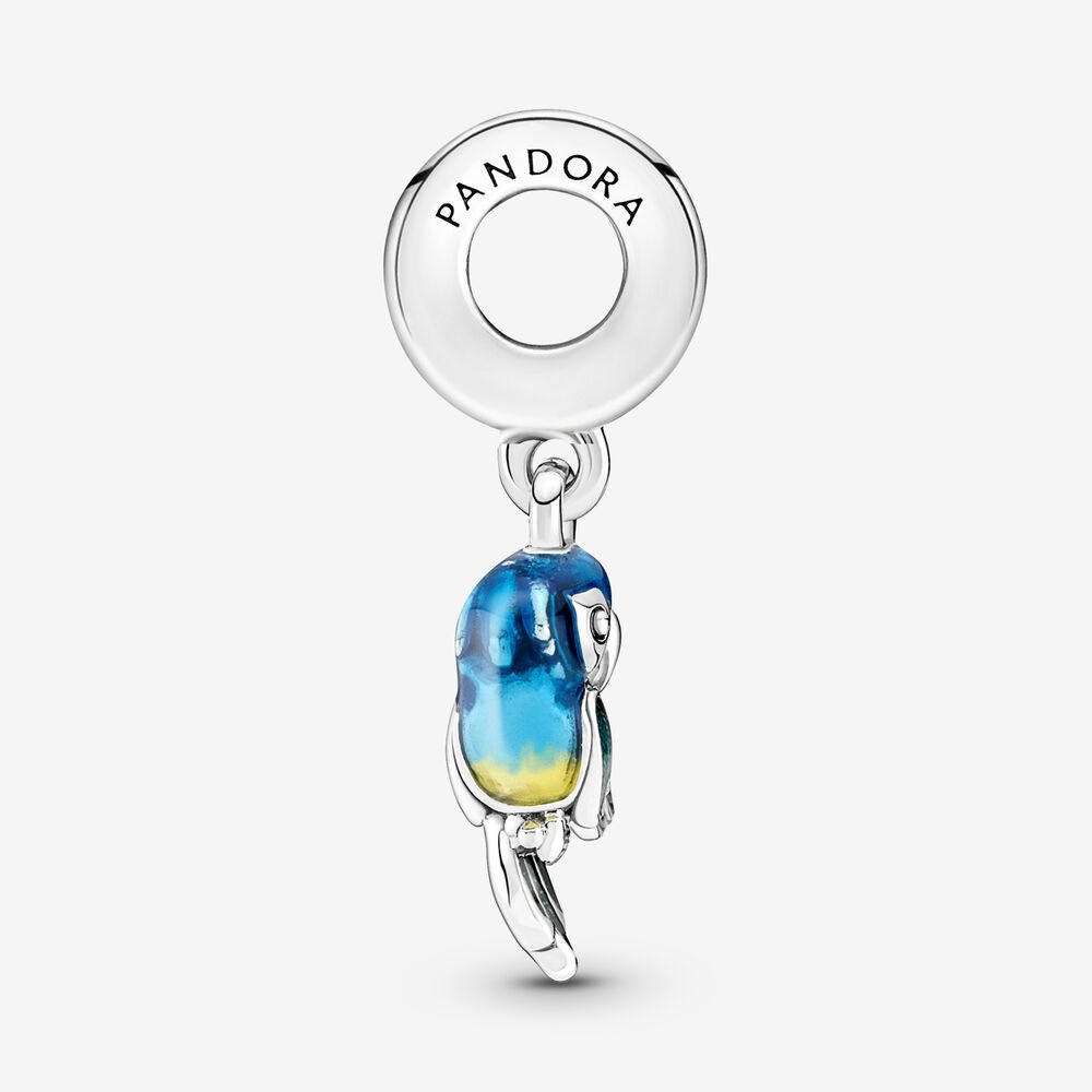 Charm Pandora Jungle Paradise Parrot Dangle Charm 1200 - Bạc S925