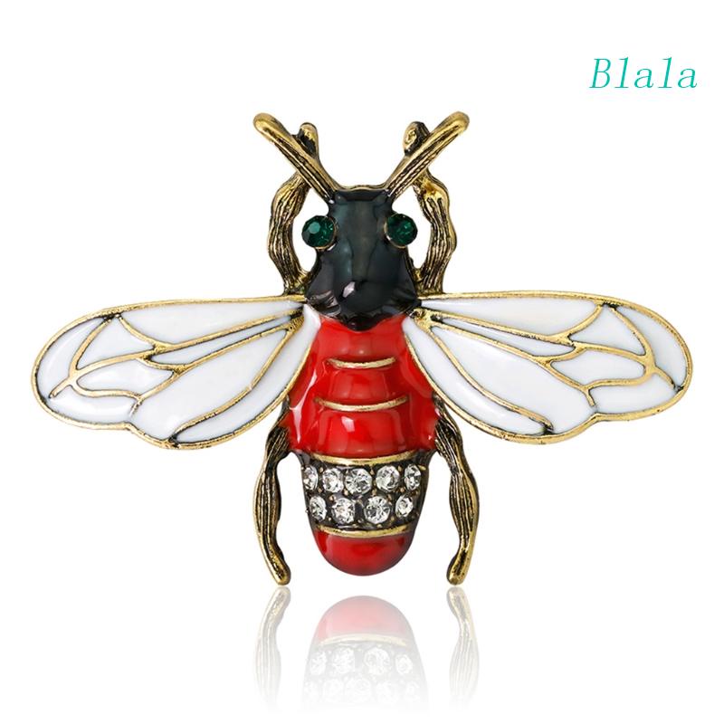 Ghim Cài Áo Hình Con Ong Đính Đá Nhân Tạo Thời Trang Cho Nữ