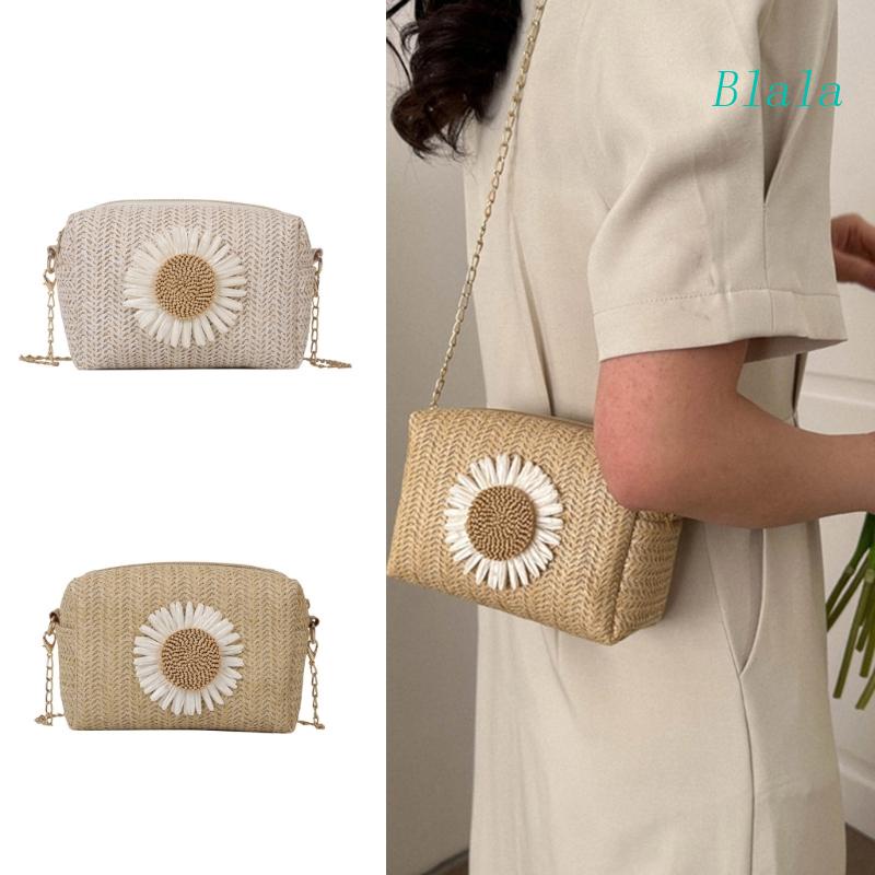 Túi Cói Đeo Chéo Đựng Điện Thoại Thời Trang Cho Nữ