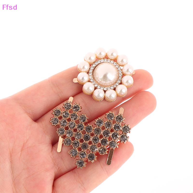 1 Cặp Kẹp Giày Cao Gót Đính Đá Cho Cô Dâu