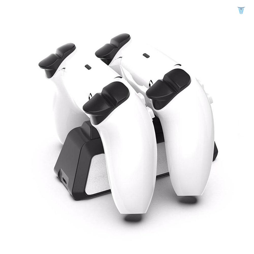 Đế Sạc Nhanh USB Đôi Cho Tay Cầm Điều Khiển PS5 PS5 Có Đèn LED Chỉ Thị