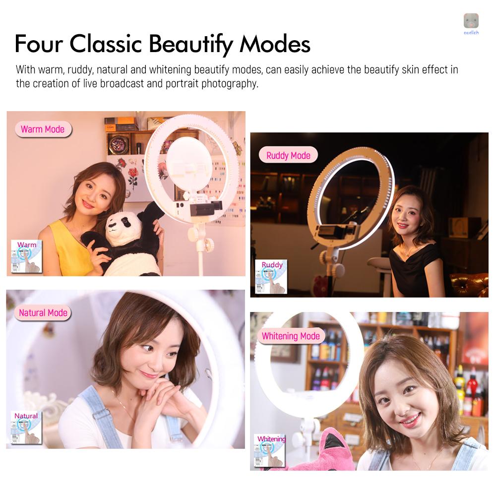 Đèn LED Trợ Sáng YONGNUO YN208 3200K-5500K Hai Màu Kèm Gương Trang Điểm Hỗ Trợ Quay Video Làm Đẹp