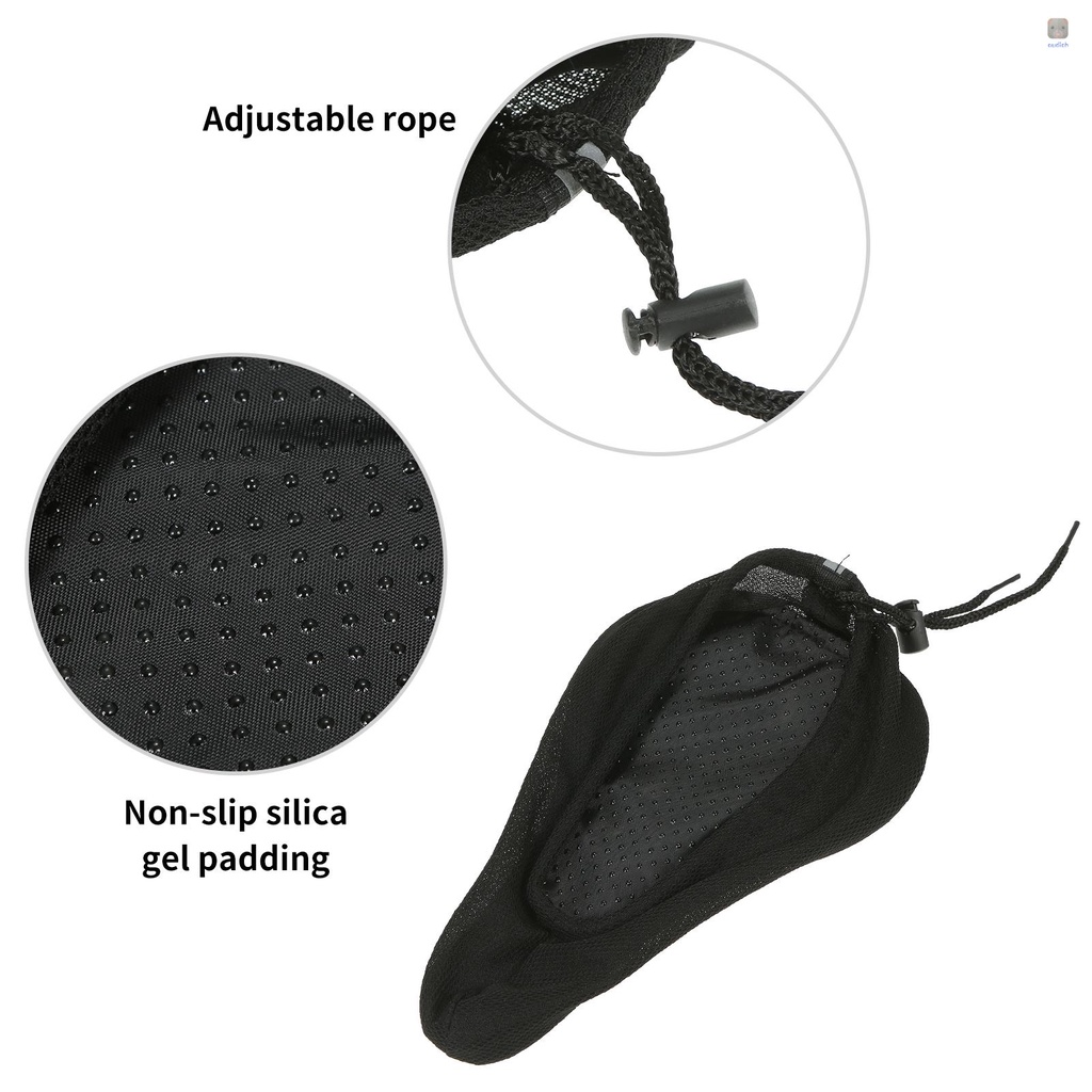 Vỏ Bọc Yên Xe Đạp Bằng Silicon Mềm Thoáng Khí Chống Trượt Chống Thấm Nước Dành Cho Nam Nữ