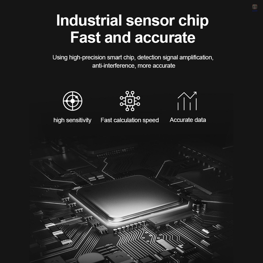 Máy Dò Chất Lượng Không Khí Gắn Tường X7 HCHO CO2 Với Chuông Báo Tiện Dụng Cho Gia Đình