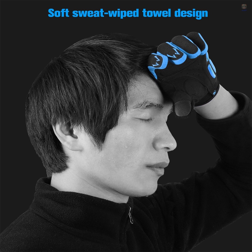 Găng Tay Gel Chống Trượt Thoáng Khí Chống Mài Mòn Có Thể Chạm Màn Hình Cảm Ứng Dành Cho Nam Nữ