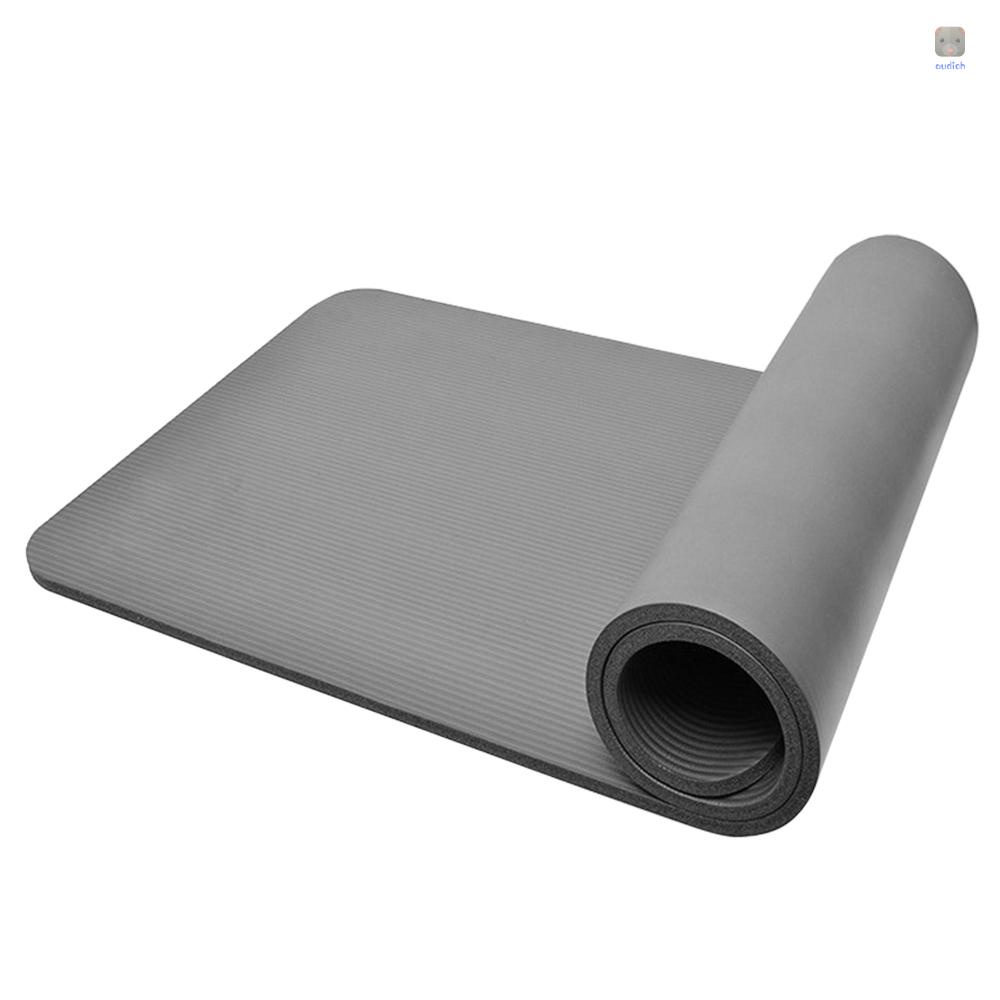 Thảm Tập Yoga Dày 10mm Chống Trượt Kèm Dây Đeo Và Túi Lưới Tiện Dụng