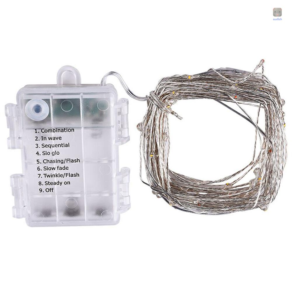 Dây Đèn Led BZ208 10M 100 Bóng 8 Mẫu Trang Trí Sân Vườn