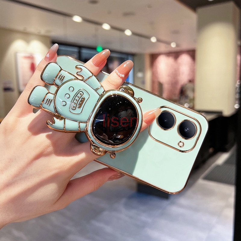 Ốp lưng Realme C33 Ốp Điện Thoại Có Giá Đỡ Hình Phi Hành Gia Cho Realme 10 / 10 Pro 5G / C55 / C35 / C30 / C30S / C21Y / C25Y / Realme 10 Pro Plus 5G YHY