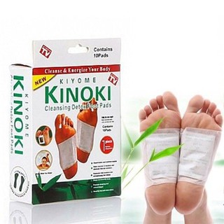 Miếng dán thải độc chân Kinoki hàng Nhật Bản ( 10 miếng / 1 hộp )