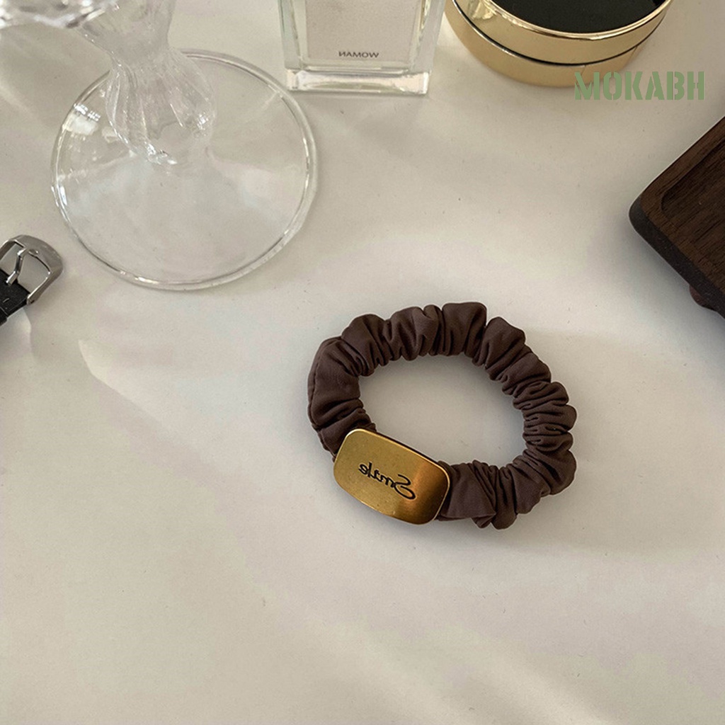 Dây Cột Tóc Đuôi Ngựa Họa Tiết Bông Hoa Thiết Kế Tối Giản Tinh Tế Dùng Hàng Ngày