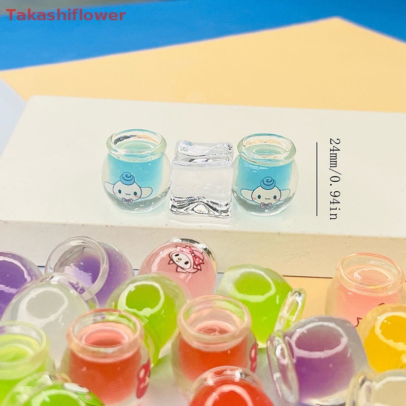 Set 5 Mô Hình Bình Mật Ong Mini Bằng Nhựa Resin Phát Quang Để Bàn Trang Trí Đa Ứng Dụng