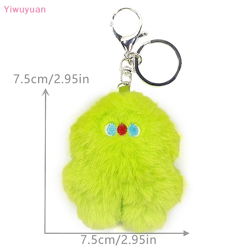 < Yiwuyuan > Móc Chìa Khóa Hình Búp Bê Nhồi Bông Nhiều Màu Trang Trí Ba Lô / Ô Tô Mới
