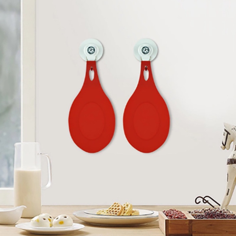 Giá Đỡ Muỗng / Ly Thủy Tinh Cách Nhiệt Bằng Silicone Tiện Lợi Dành Cho Nhà Bếp
