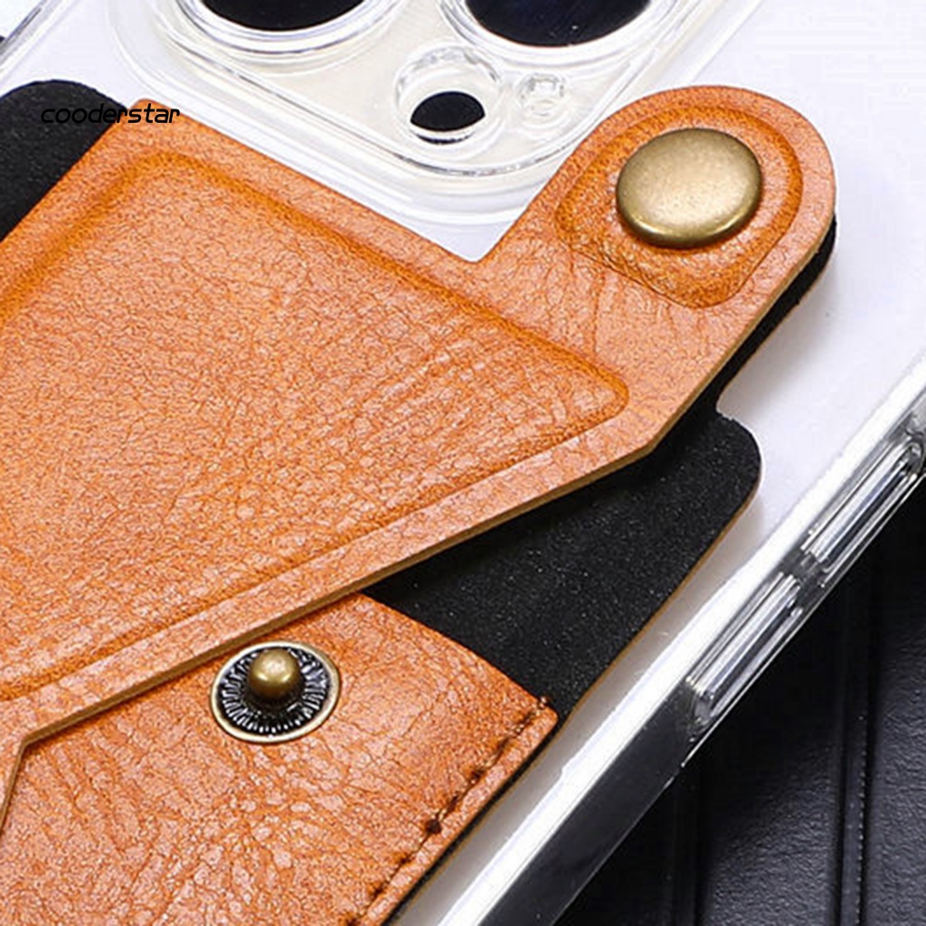 Thẻ Kẹp Chữ K Gắn Sau Điện Thoại / Ví Đựng Thẻ Thiết Kế Sáng Tạo