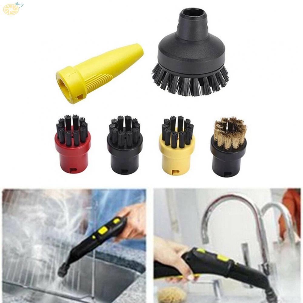 【VARSTR】6PCS/Set Round Brushes Nozzle For Karcher SC1 SC2 SC3 SC4 Steam Cleaner Parts AU