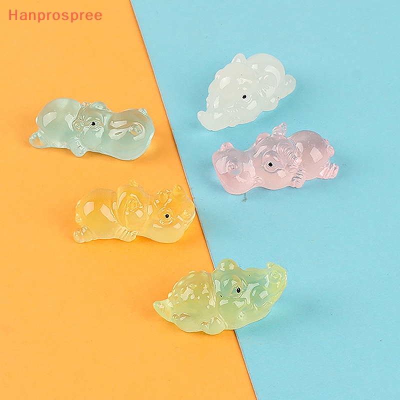 1 Đồ trang trí Động Vật Hoạt Hình Mini Phát Sáng Trang Trí Xe Hơi