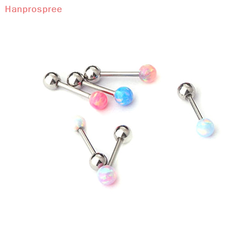 1 Khuyên Tai Dạng Xoắn Ốc Đính Đá Opal Nhiều Màu Sắc Cho Nữ