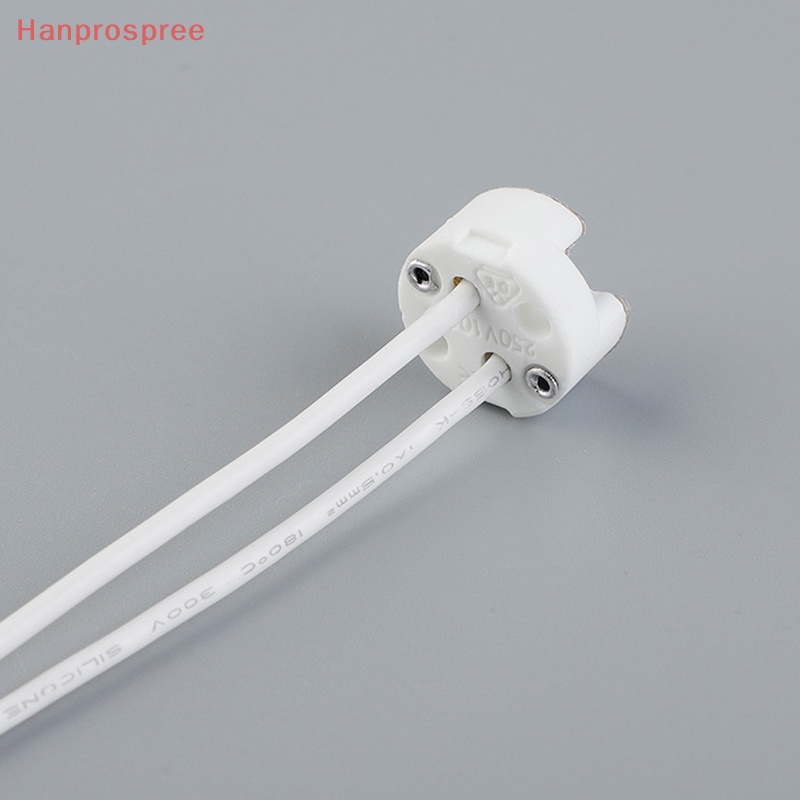 Bộ 5 Giá Đỡ Bóng Đèn G5.3 GU5.3 MR16 Bằng Sứ Có Dây Nối Tiện Dụng