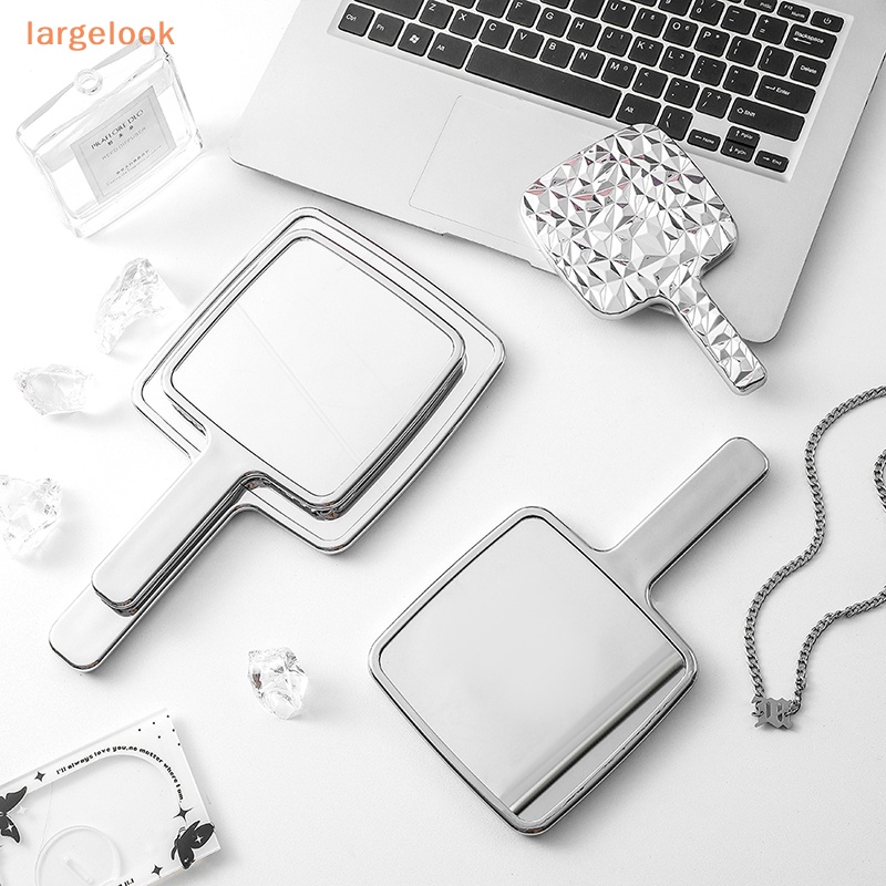 1 Gương Trang Điểm Cầm Tay Hình Vuông Kích Thước Lớn Dành Cho Nữ