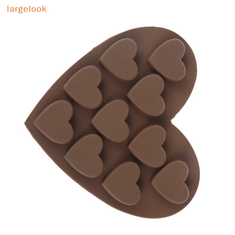 Khuôn Silicone Làm Bánh / Xà Phòng Hình Trái Tim DIY