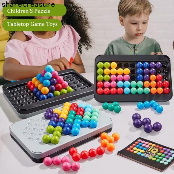SHARE 120 Thử Thách IQ 3D Bảng Xếp Hình Trò Chơi Cổ Điển Kim Tự Tháp Tấm Ngọc Trai Tư Duy Logic Cho Trẻ Em Kim Tự Tháp Hạt Montessori Đồ Chơi Quà Tặng