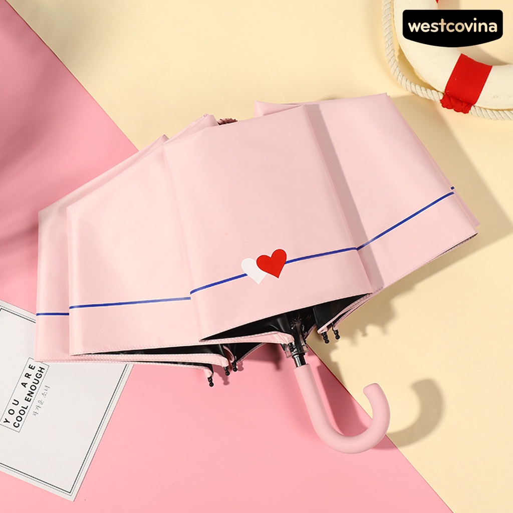 [COD]☁Dù Gấp Gọn Chống Gió Gọn Nhẹ 8 Gia Cố Với Tay Cầm Tiện Dụng Cho Nữ
