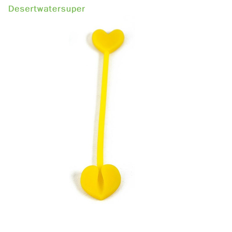 Bộ 4 Kẹp Niêm Phong Túi Thực Phẩm Bằng Silicon Mềm Hình Trái Tim