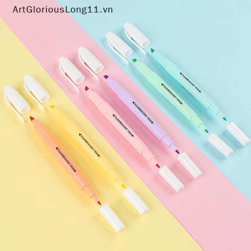 Set 6 Bút Đánh Dấu Hai Đầu Màu Sắc Ngọt Ngào