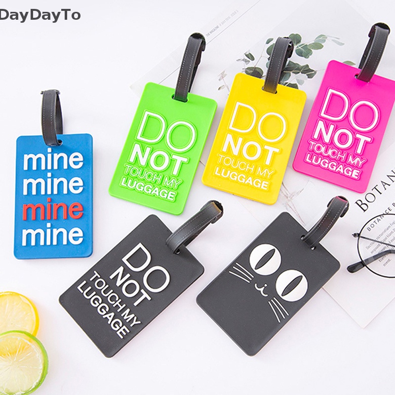 1 Thẻ Hành Lý Bằng Nhựa PVC Mềm Tiện Dụng