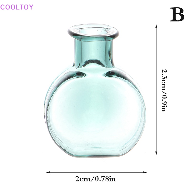 1 Bình Hoa Thủy Tinh Mini Tỉ Lệ 1: 12 Trang Trí Nhà Búp Bê