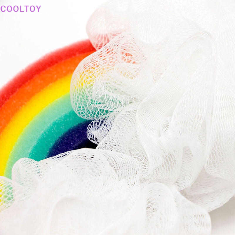 Bông Tắm Xơ Mướp Làm Mát Hình Giọt Nước Mưa Tiện Dụng