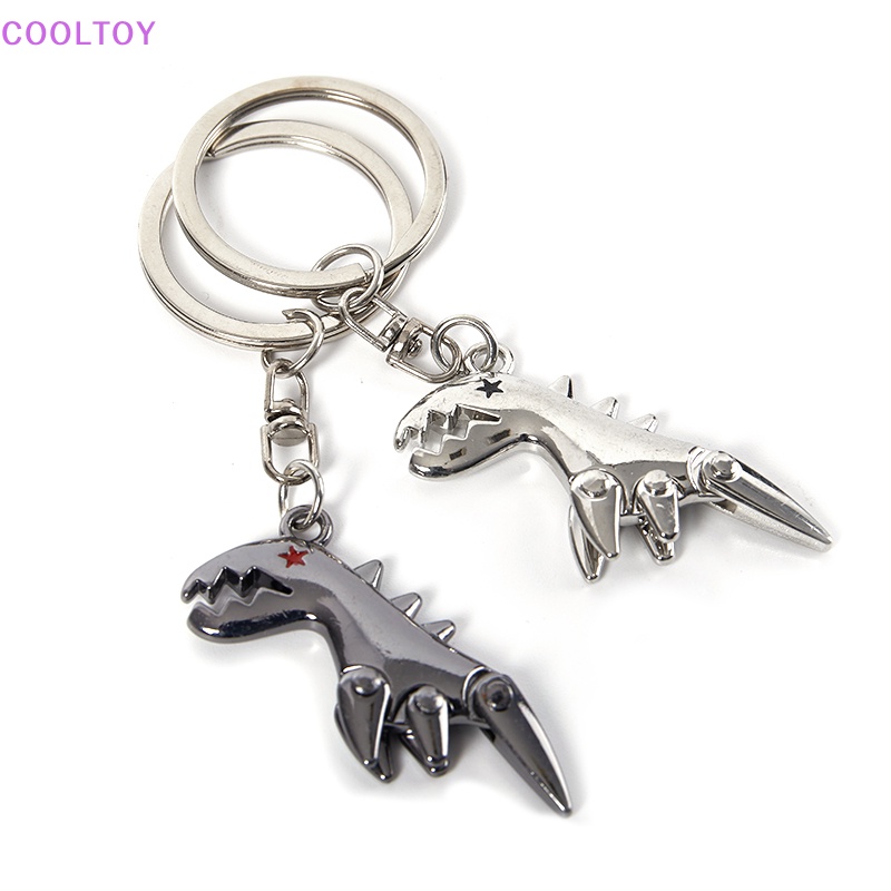 Móc Khóa Kim Loại Hình Khủng Long 3D Sáng Tạo