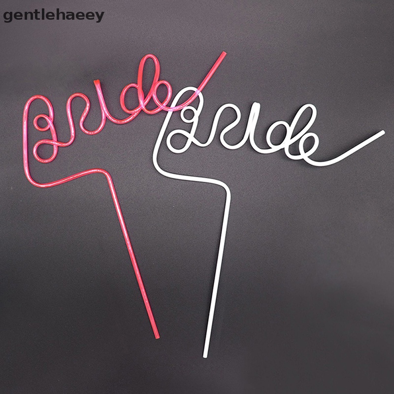 Gent Bride To Be Ống Hút Mùa Hè Trang Trí Đám Cưới Đính Hôn Cô Dâu