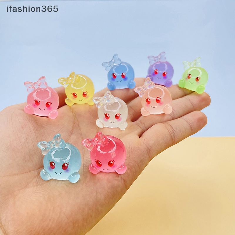 1 Mô Hình Đồ Chơi Bong Bóng Nhựa Phát Sáng Trong Bóng Tối Mini Trang Trí Sân Vườn ifashion365