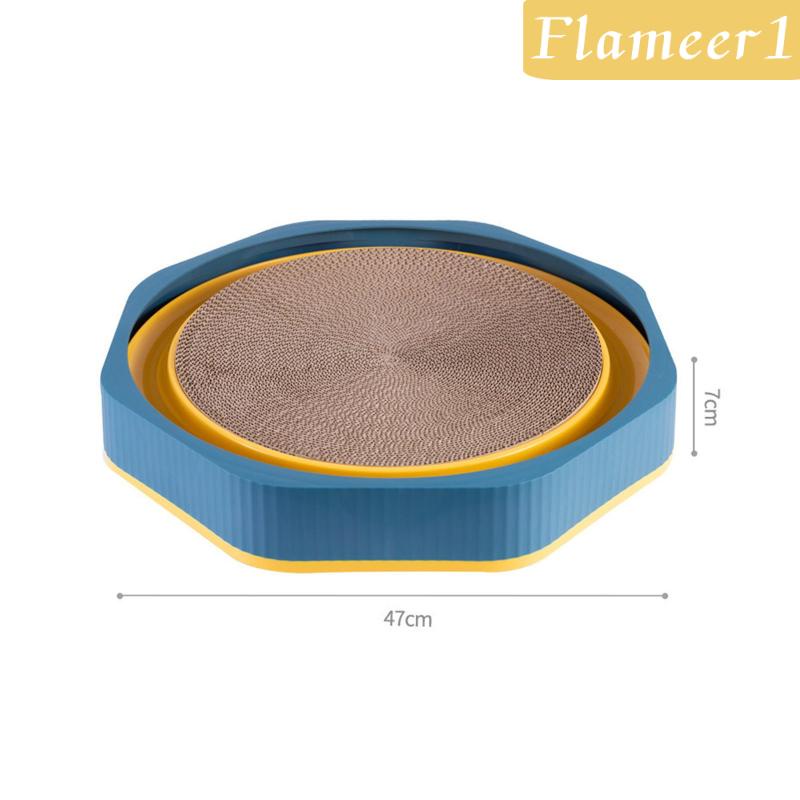 Bảng Cào Móng Hình Tròn Bảo Vệ Đồ Nội Thất Cho Mèo Hình Ngọn Lửa 1]