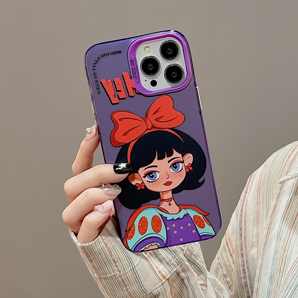 Ốp Điện Thoại TPU Mềm Trong Suốt Chống Sốc Họa Tiết Hoạt Hình Hai Mặt Cho iPhone 11 13 12 14 Pro Max