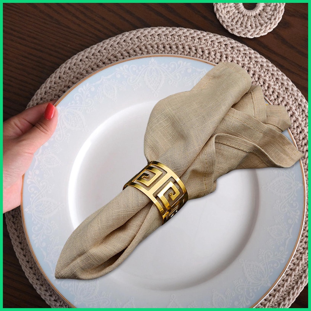 Set 16 Vòng Nhẫn Giữ Khăn Ăn Tiện Lợi