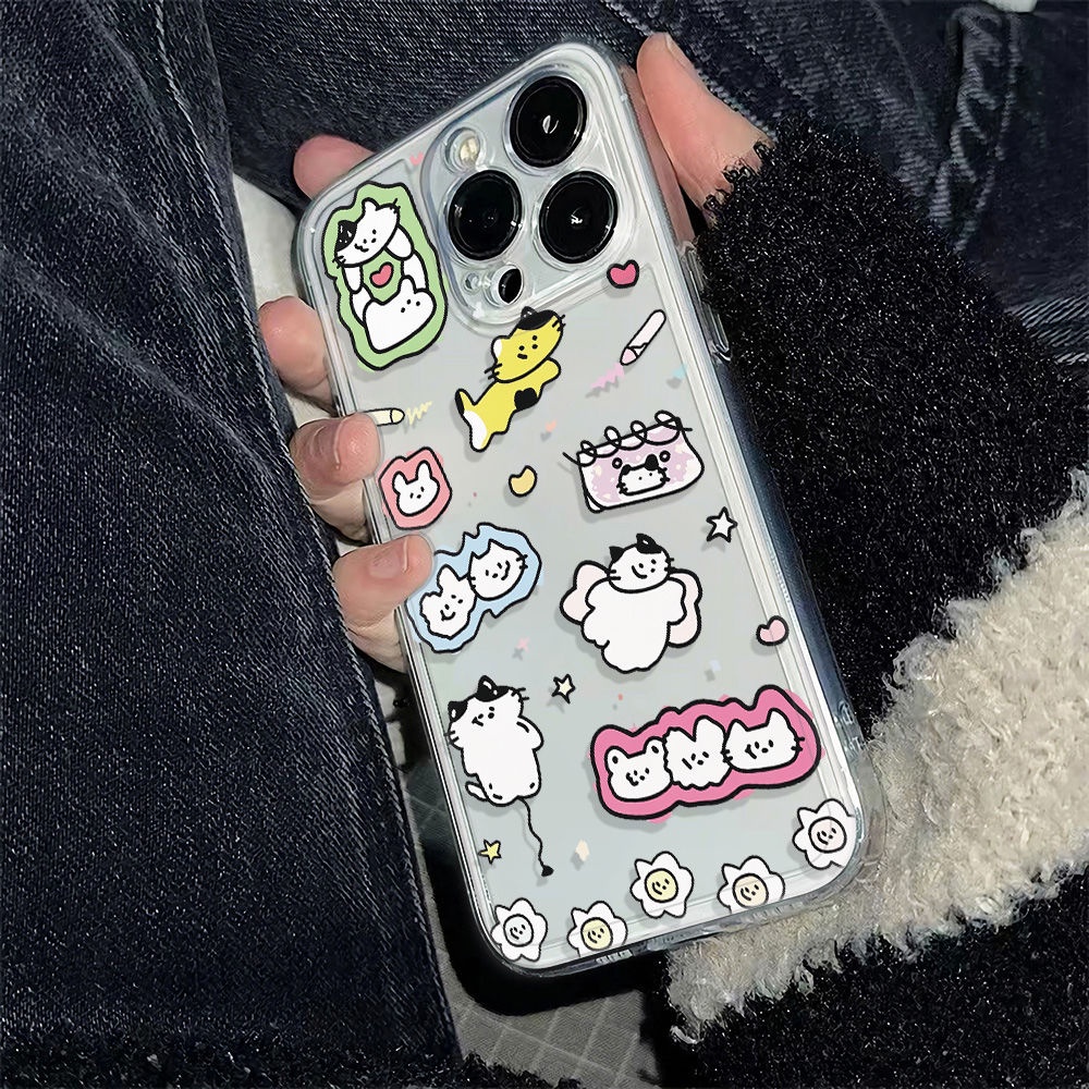 ✅Ốp Điện Thoại Mềm Chống Sốc Họa Tiết Hoa Đơn Giản Cho Apple plus14proiPhone1213 6In7811 max