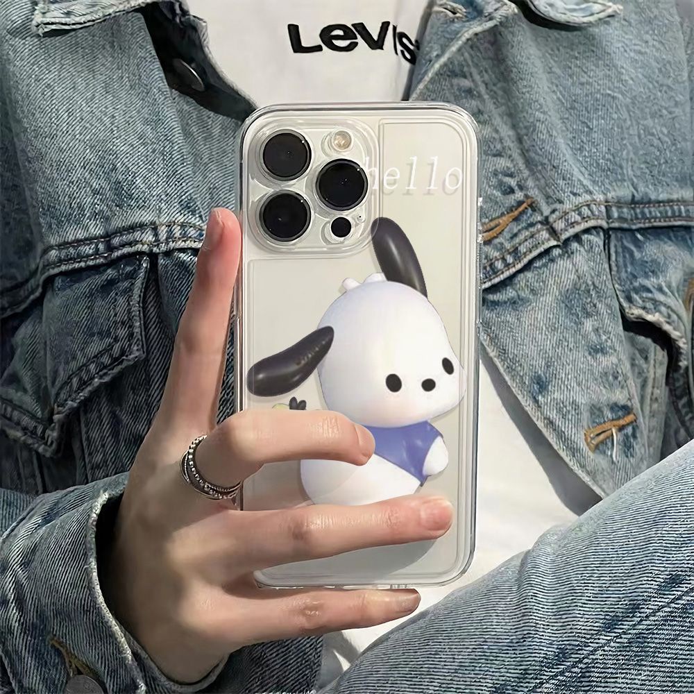 ✅Ốp Điện Thoại Mềm Chống Sốc Hình Chú Chó Pacha 6In HKT0 1314pro max7811iPhone12