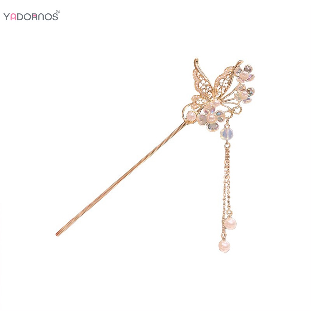 Đũa Hợp Kim Bạc Hình Bướm Sang Trọng Cho Nữ