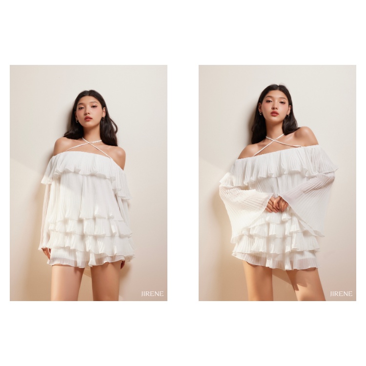 25.10 - 29.10 || VOUCHER ĐẾN 200K || JIRENE Set CORAL có kèm quần nhẹ nhàng thanh lịch trễ vai trendy Y2K